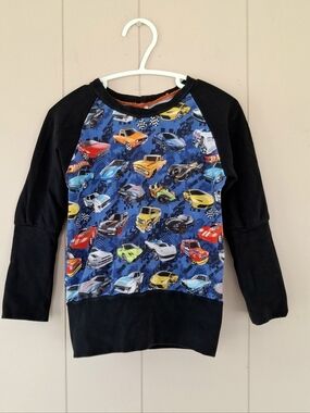 Hot Wheels Cars Printed Grow With Me Shirt 1-3 Years